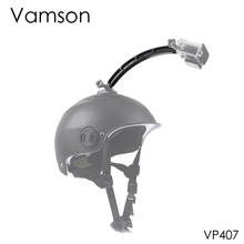 Vamson Helmet Bending Shape Extension Arm Selfie Rod Accessory for GoPro Hero 10 9 8 7 6 5 4 3+ for Yi 4K for SJCAM VP407 2024 - buy cheap