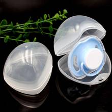 3pcs Portable Baby Pacifier Nipple Kid Travel Case Transparent  Nipple Storage Box Soother Container Holder Pacifier Dummy Box 2024 - buy cheap