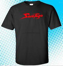 Новая мужская черная футболка с логотипом SAVATAGE, с тяжелым металлическим ремешком, Размеры s до 3XL, Мужская футболка, топы, футболки 2024 - купить недорого