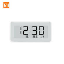 Xiaomi-termómetro multifuncional Mi Pro Original, reloj Digital con pantalla de E-INK, Sensor de temperatura y humedad, BT, inalámbrico 2024 - compra barato