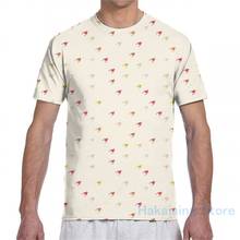 Camisa masculina e feminina estampa de bolinha, camiseta de manga curta para meninos e meninas, outono 2024 - compre barato