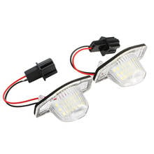 New License plate light white lamps 5050 LED Chip For Honda Jazz/Fit Odyssey Crosstour CR-V 2010 2011 2012 2013 2014 2024 - buy cheap