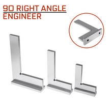 50x40/75x50/100x70mm Machinist 90 Degree Right Angle Square Engineer Set with Seat Precision Ground Steel Hardened Angle Ruler 2024 - buy cheap