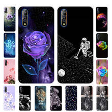 Capa para vivo s1 v1907 capa silicone macio tpu flor fundas para vivo s1 caso 6.38 polegada casos de telefone vivos1 s 1 coque 2024 - compre barato