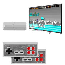 Soonhua-controlador portátil de videogame sem fio para tv, console de videogame com 600 jogos clássicos embutidos, usb, suporte para saída av e dois jogadores 2024 - compre barato