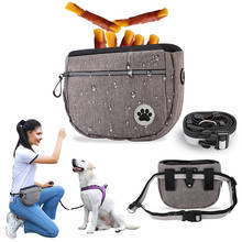 MLGB-Bolsa de adiestramiento para perro, dispensador de bolsas, correa para el hombro y la cintura, para caminar, transportamos fácilmente juguetes para mascotas, color gris 2024 - compra barato