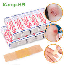 200 pçs respirável impermeável primeiros socorros bandagem bandaid hemostasis adesivo curativos colar médica gaze emplastros a420 2024 - compre barato