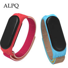 ALPQ Nylon Strap For Xiaomi mi Band 4 Bracelet Watchband For Xiaomi mi 5 3 Band Breathable Replaceable Band Sport Loop Strap 2024 - buy cheap