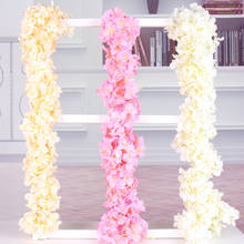 Flor de glicina de 180cm, flor artificial, corona de seda, de seda, ratán de wistera, decoración de pared para el hogar y boda 2024 - compra barato