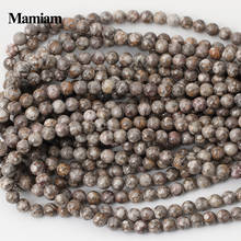 Mamiam Natural Mafanite Coral Crianoids Jasper Beads Smooth Round Stone Diy Bracelet Necklace  Jewelry Making Gemstone Design 2024 - buy cheap