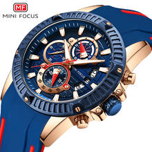 MINI FOCUS Sports Mens Watches Quartz Top Brand Luxury Sport Watch Men Waterproof Silicone Strap Male Watch Relogio Masculino 2024 - buy cheap