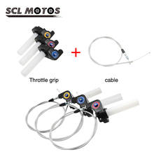SCL MOTOS 7/8'' 22mm Motorcycle Parts Throttle Grip Settle Twist Gas Throttle Handle For Motorcycle Pit Dirt Bike Motocross ATV 2024 - buy cheap