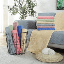 Тисненый Цветочный стеганый плюшевый секционный чехол для дивана, чехлы для мебели и дивана, защитный чехол для дивана, чехлы для дивана, SP5624 2024 - купить недорого
