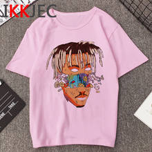 Camiseta informal de cantante de Juice Wrld para mujer, remera Harajuku de rapero de Hip Hop, Camiseta con estampado gráfico de los 90, ropa de calle, camisetas para mujer 2024 - compra barato