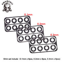 Engrenagem em aço inoxidável com super precisão, calços para ajuste de aparelho de caixa de engrenagens, ajuste de apuramento para airsoft aeg, acessórios de paintball de caça 2024 - compre barato