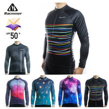 Racmmer Cycling Jersey MTB Jersey 2021 Bicycle Team Cycling Shirt Men Long Sleeve Bike Wear Summer Premium Cycle Clothes 2024 - buy cheap