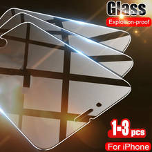 3-1 Pcs Tempered Glass For Apple iPhone 12 mini 11 pro xs max Screen Protector Film On iPfone ifone se XR X Protective Glass 2024 - buy cheap