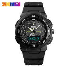 SKMEI Men's Military Sports Watch Man Electronic Led Digital 50M Waterproof Casual Dual Time Display Watch Male Wristwatches 2024 - buy cheap