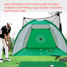 Indoor/Outdoor Golf Training Aids Portable Foldable Golf Hitting Cage Garden Grassland Golf Practice Net 2024 - buy cheap