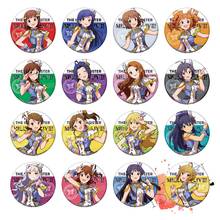 THE IDOLM@STER Anime Idolmaster Million Live! Game Badge Lumiere Papillon Ver. Metal Badge Brooch Pins 2024 - buy cheap