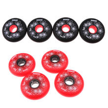 Outdoor set of 8 Pcs Inline Roller Hockey Fitness Skate Replacement PU Wheel 84A 76mm 80mm Accessory 2024 - buy cheap