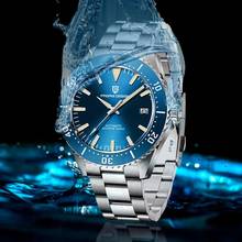 PAGANI DESIGN Luxury Men's Stainless Steel Mechanical Watch Sapphire 100m Waterproof Men's Watch Top Brand Men's Automatic Watch 2024 - buy cheap