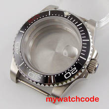 For NH35 NH36 MIYOTA 8215 ETA 2836 Automatic Movement 40mm Bliger 316L Stainless Steel Black Ceramic Bezel Watch Case Magnifier 2024 - buy cheap