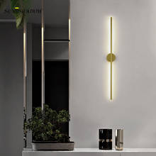 Modern LED Wall light Gold Wall Lamp Large 120CM 100CM 80CM For Living room Dining room Bedside Lamp Bathroom Mirror Front Light 2024 - buy cheap