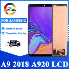 6,3 ''ЖК-дисплей для Samsung Galaxy A9 2018 A920 A920F SM-A920F/DS ЖК-дисплей с сенсорным экраном дигитайзер для Samsung A9s A9 Star Pro 2024 - купить недорого