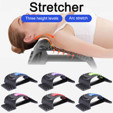 Neck Stretcher for Pain Relief Neck Shoulder Relaxer Traction Device with Massage Points Adjustable Height 2024 - buy cheap