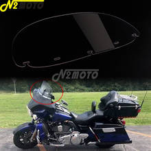 Motorcycle Clear 10" Windshield Wind Screen Batwing Fairing Front Fairing Deflector for Harley Sportster XL1200 883 Softail Dyna 2024 - buy cheap