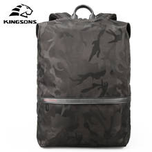 Kingsons-mochila para ordenador portátil de 15,6 pulgadas para hombre y mujer, bolso de hombro de gran capacidad, informal, repelente al agua 2024 - compra barato