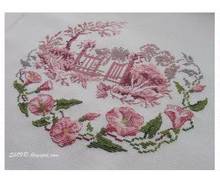 DD  Gold Collection Counted Cross Stitch Kit Cross stitch RS cotton with cross stitch Round Rose Door 2024 - buy cheap