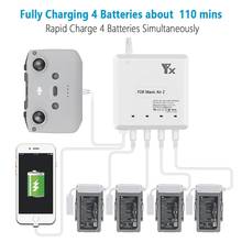 6 in 1 Mavic Air 2/2S drone Battery Charger with USB Charge Port Remote Control Charging for dji mavic Air 2S/2 drone 2024 - buy cheap