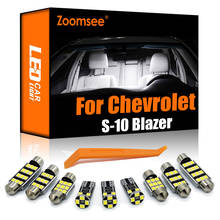 Zoomsee-luz LED Interior para Chevrolet S-10 Blazer 1995-2005, luz de lectura Canbus, sin errores, Kit de lámpara automática, 13 Uds. 2024 - compra barato