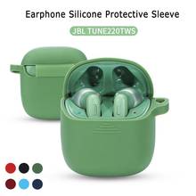 Silicone Earphone Case For JBL Tune 220 Dust-proof Protective Wireless Bluetooth Earphone soft Cover Case For Tune220 TWS 2024 - buy cheap