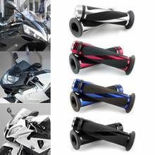 Противоскользящие универсальные ручки на руль для мотоцикла Honda Kawasaki ATV Pit Dirt Bike 7/8 "22 мм резиновые ручки 2024 - купить недорого