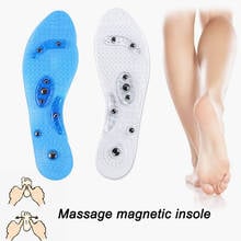 Almohadilla transpirable para zapatos, plantillas de masaje magnéticas de acupuntura, accesorios para suela, 1 par 2024 - compra barato