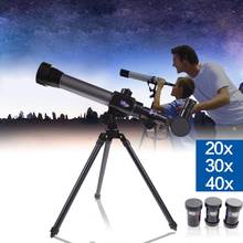 20X 30X 40X Refractor Astronomical Outdoor Spotting Monocular Telescope for Children Combo with Tripod 2024 - buy cheap