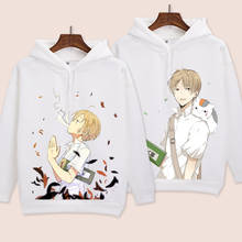 Natsume's Book of Friends Cosplay Hoodie Natsume Yuujinchou Madara Hoodies Cartoon Cat Print Fleece Sweatshirts Pullover Costume 2024 - buy cheap