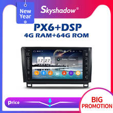 720P PX6 reproductor de DVD del coche de la DSP android 11 4G + 64GB IPS 9 "Wifi RADIO RDS GPS Bluetooth 5,0 para Toyota Tundra Sequoia 2007-2012 de 2013 2024 - compra barato