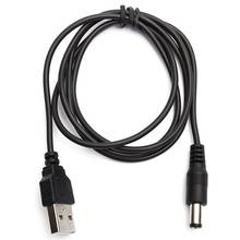 Puerto Usb de 1m a conector de Cable de alimentación de barril de 5v CC de 5,5X2,1mm para dispositivos electrónicos pequeños con Cable Usb 2024 - compra barato