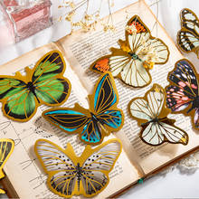 10 pcs/pack Colorful butterfly Decorative Gold Stickers Scrapbooking Diy Bullet Journal Diary Stationery Sticker Cute Decor 2024 - buy cheap