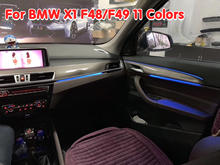 Para bmw x1 f48/f49 11 cores carro decorativo auto luz ambiente tira conduzida para afinação acessórios do carro 2024 - compre barato