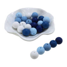 Cuentas de colores caramelo para niño y niña, cuentas de dentición de grado alimenticio seguras, redondas de silicona de 10mm/12mm/15MM, lote de 200 Uds. 2024 - compra barato