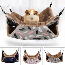 Warm Hanging Pet Nest For Hamster Ferret Rabbit Guinea Pig Cotton Soft Sleeping Bags Double Mezzanine Squirrel Hammock 2024 - buy cheap