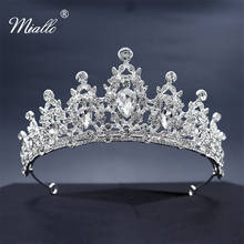 Miallo-tiaras vintage de princesa para casamento, cristal austríaco, joia de luxo, para mulheres 2024 - compre barato