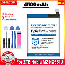 Li3936T44P6h836542 4500mAh Battery For ZTE/Nubia Nubia M2, Nubia M2 Dual SIM, NubiaM2 Dual SIM TD-LTE, NX551J 5.5" Battery 2024 - buy cheap