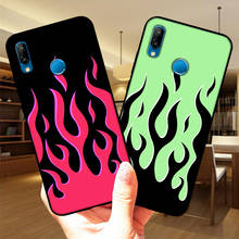 Fashion Flame Red Flames Soft Silicone Black Phone Case Back Cover For Huawei P40 Lite E P10 P20 Lite P8 P30 Lite Pro 2024 - buy cheap