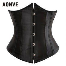 Gothic Underbust Corset Tops Women Bodice Lace Up Sexy Bustiers Body Shapers Waist Trainer Slimming Plus Size Belly Sheath 2024 - buy cheap